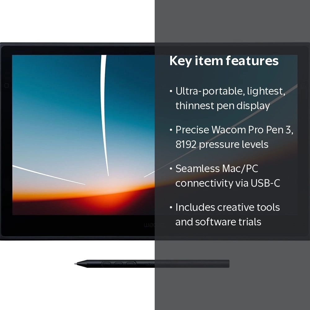 Wacom DTH135K0A Movink 13 OLED Pen Tablet with 13.3 Wacom DTH135K0A Movink 13 OLED Pen Tablet with 13.3