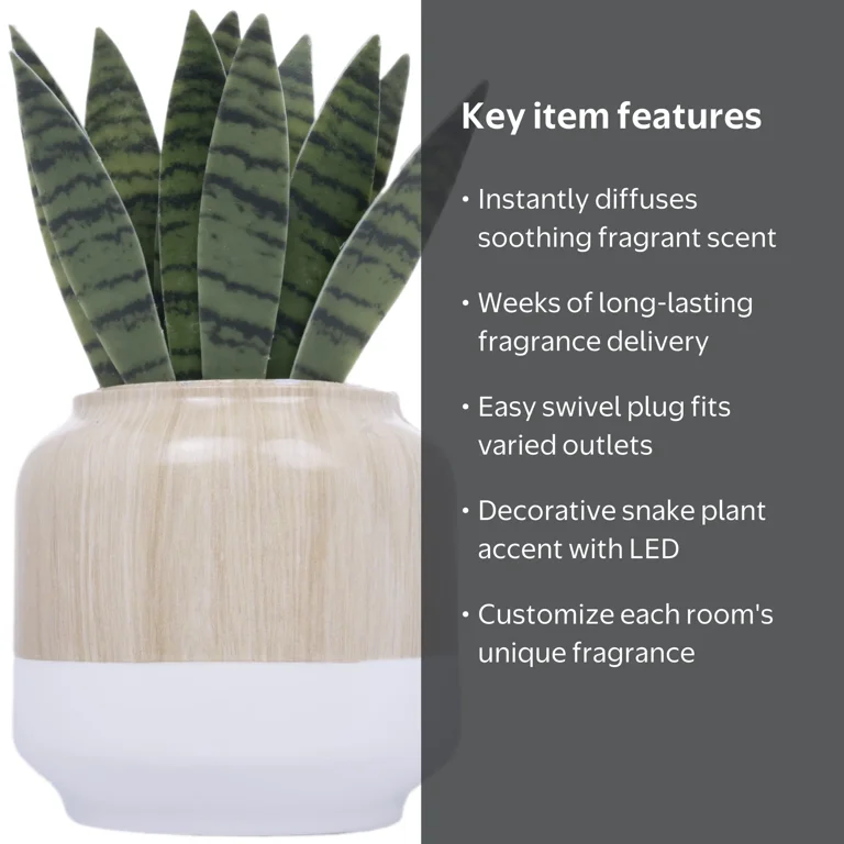 Better Homes & Gardens Aroma Diffuser with Snake Plant Fragrance