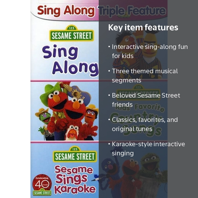 Warner Bros., Sesame Street Sing Along Fun Pack, Digital Video