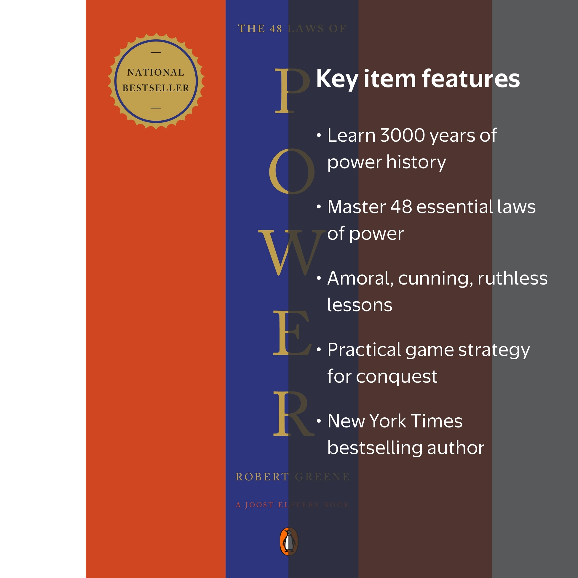 48 Laws of Power | History study guides - Walmart Business Supplies