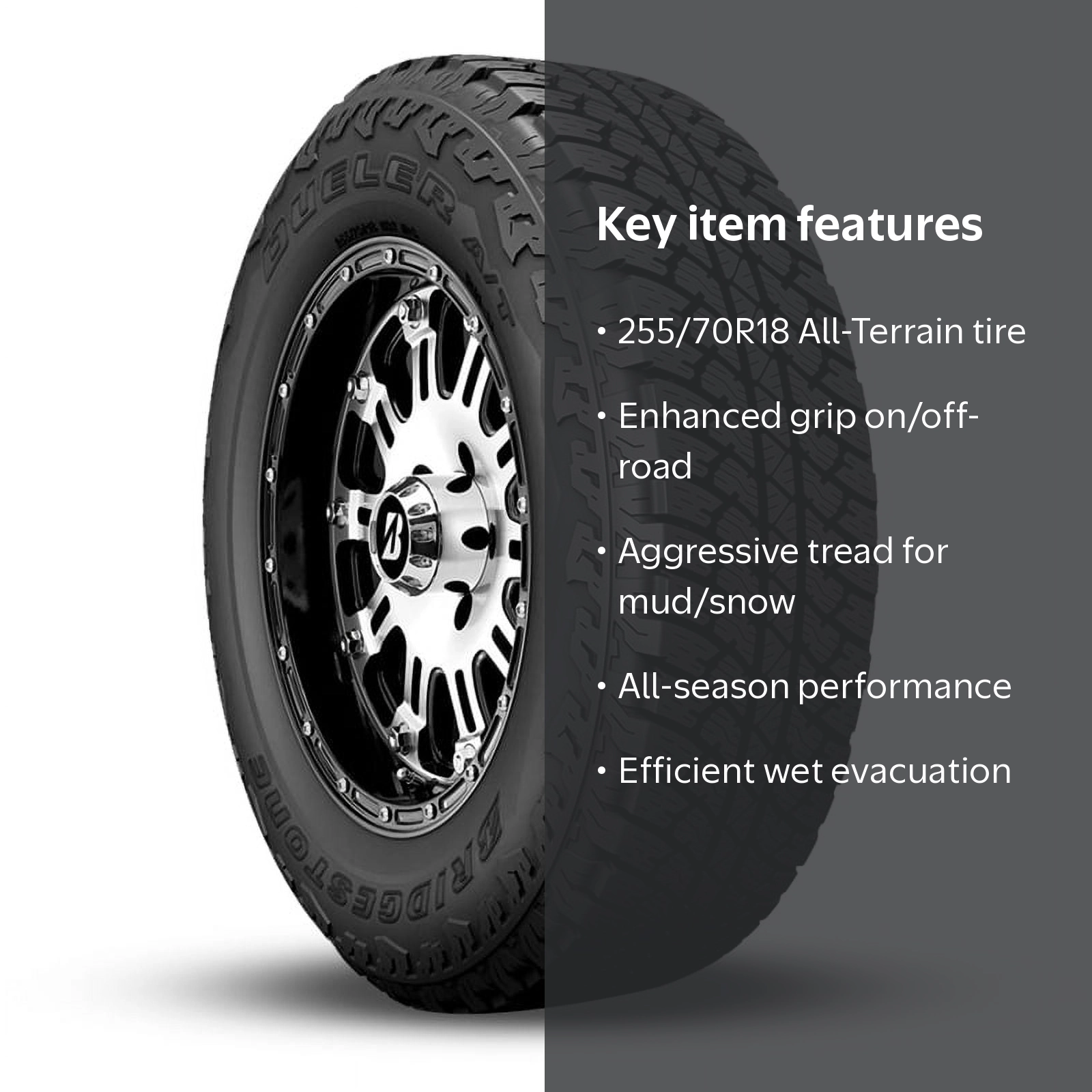 BRIDGESTONE DUELER 255/70/18 専用 k2-_4a911101-aa2c-4d9a-a367-