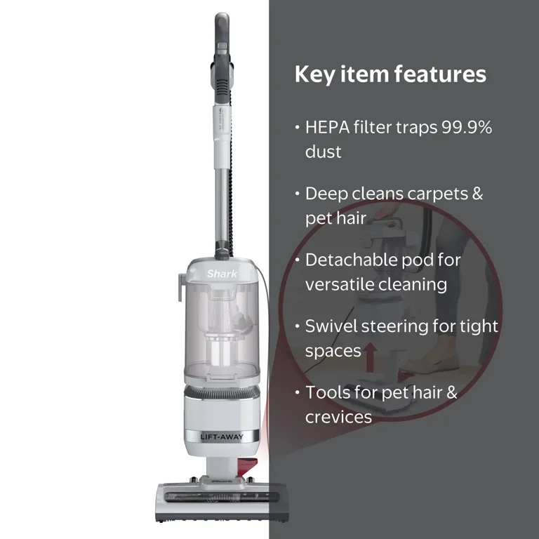 Shark Navigator Lift-Away ADV LA300 Upright Vacuum, Pet Friendly