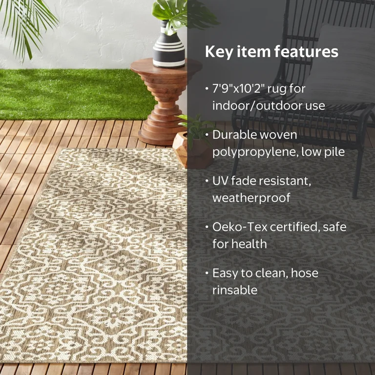Nicole Miller New York Patio Country Danica Transitional Geometric