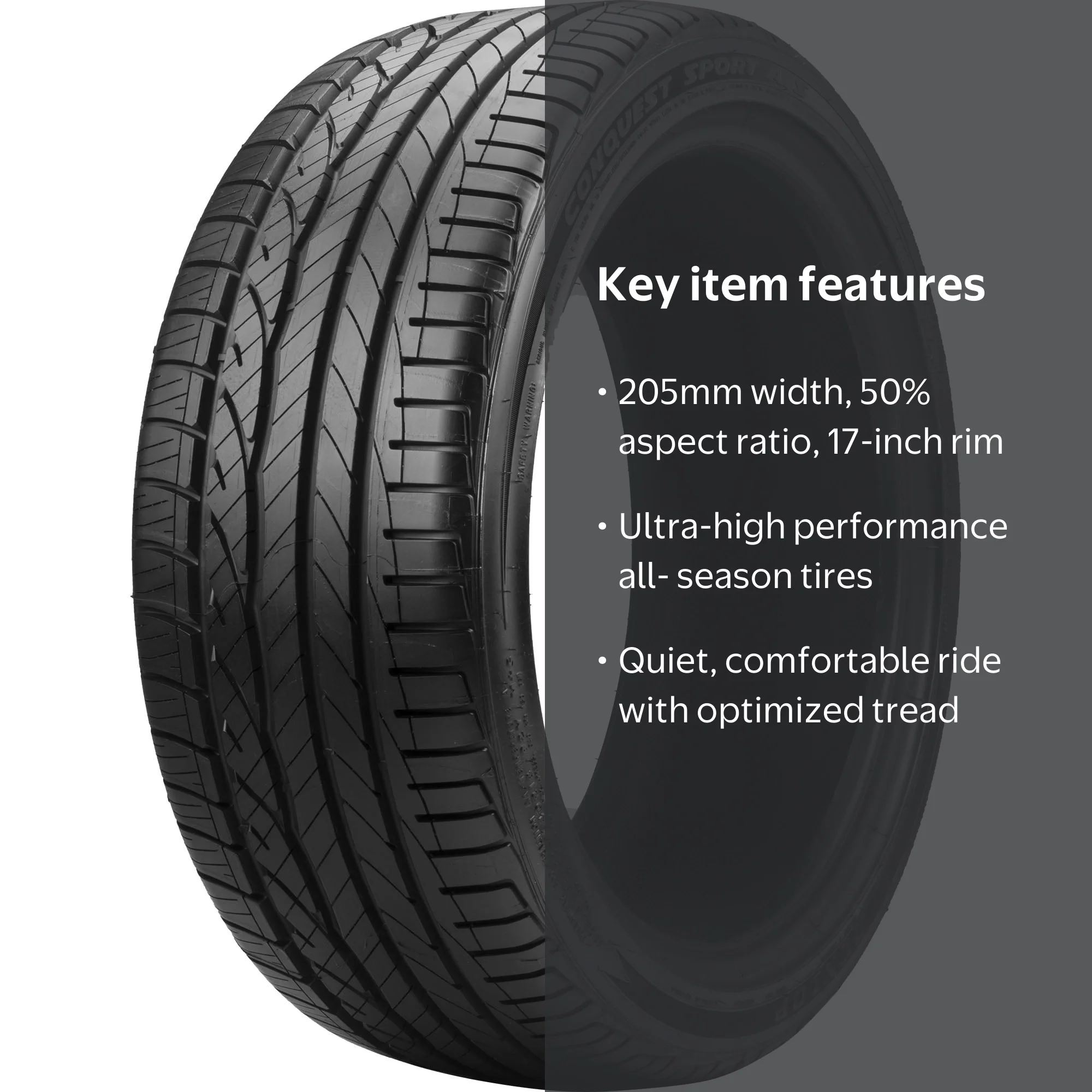 Dunlop Conquest Sport A/S UHP All Season 205/50R17 93W XL