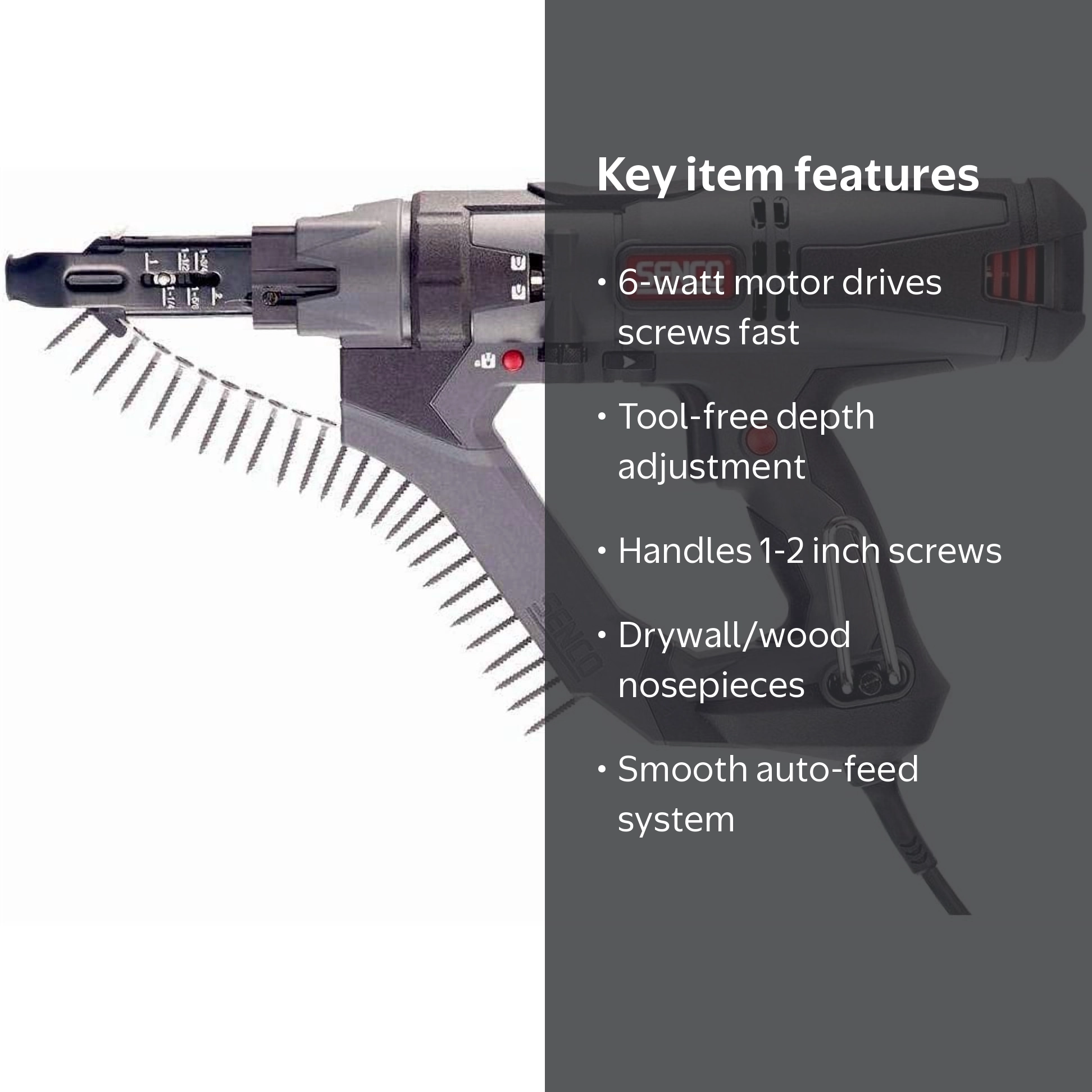 Senco Products44; Inc. Screw Gun Electric Drywall 7U0001N