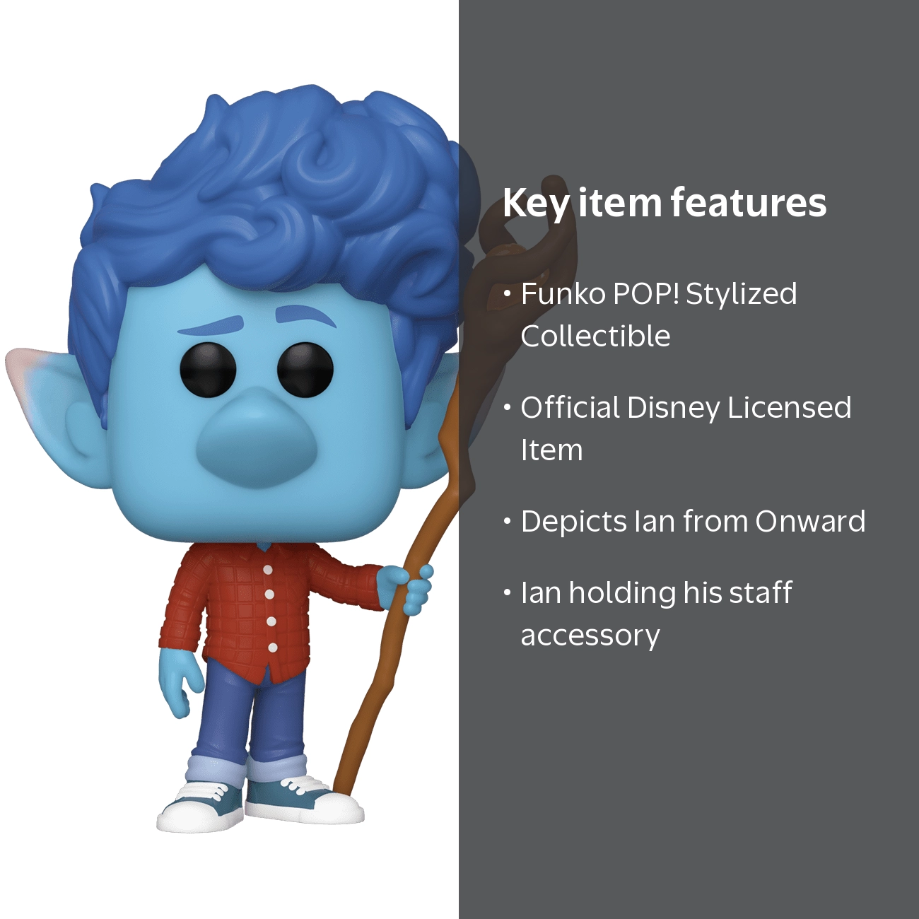Funko POP! Disney: Onward - Ian w/Staff - Walmart.com