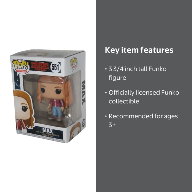 Stranger Things Max Funko POP Television Vinyl Figure 551