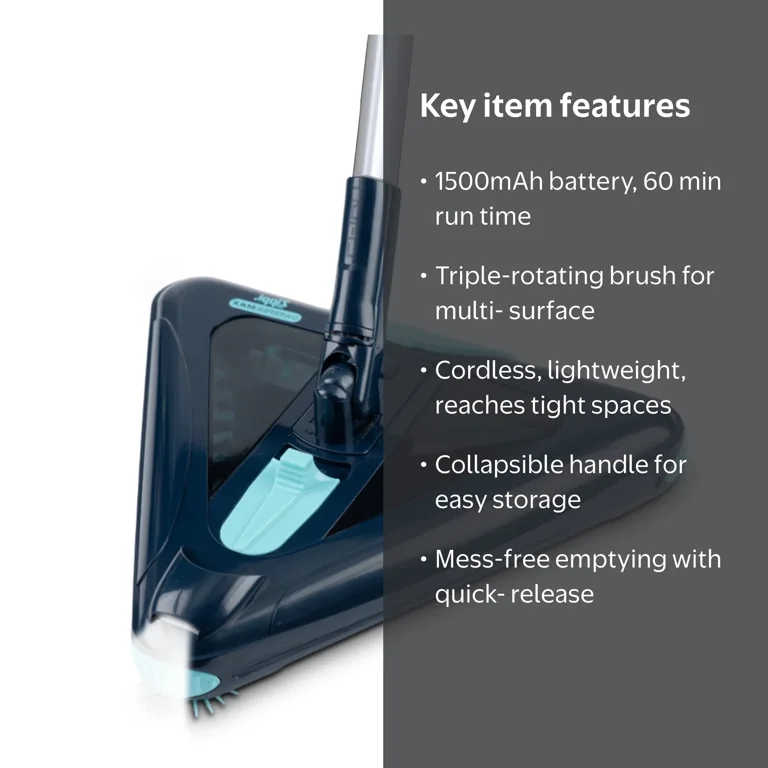 Zippi Sweeper - Max Version, Cordless Floor Sweeper - Walmart.com