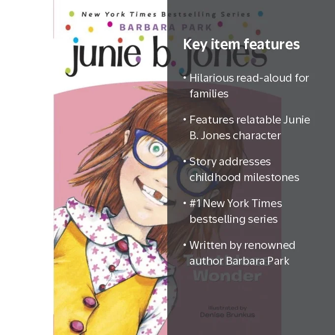 Junie B. Jones #20: Toothless Wonder, Children's Chapter Book