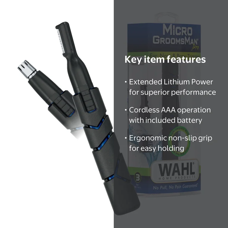 Wahl Micro Groomsman Men's Lithium Battery Powered Pen Trimmer