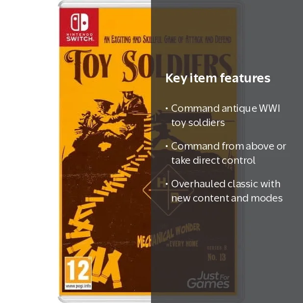 Merge, Toy Soldiers HD for Nintendo Switch, Includes DLC + more