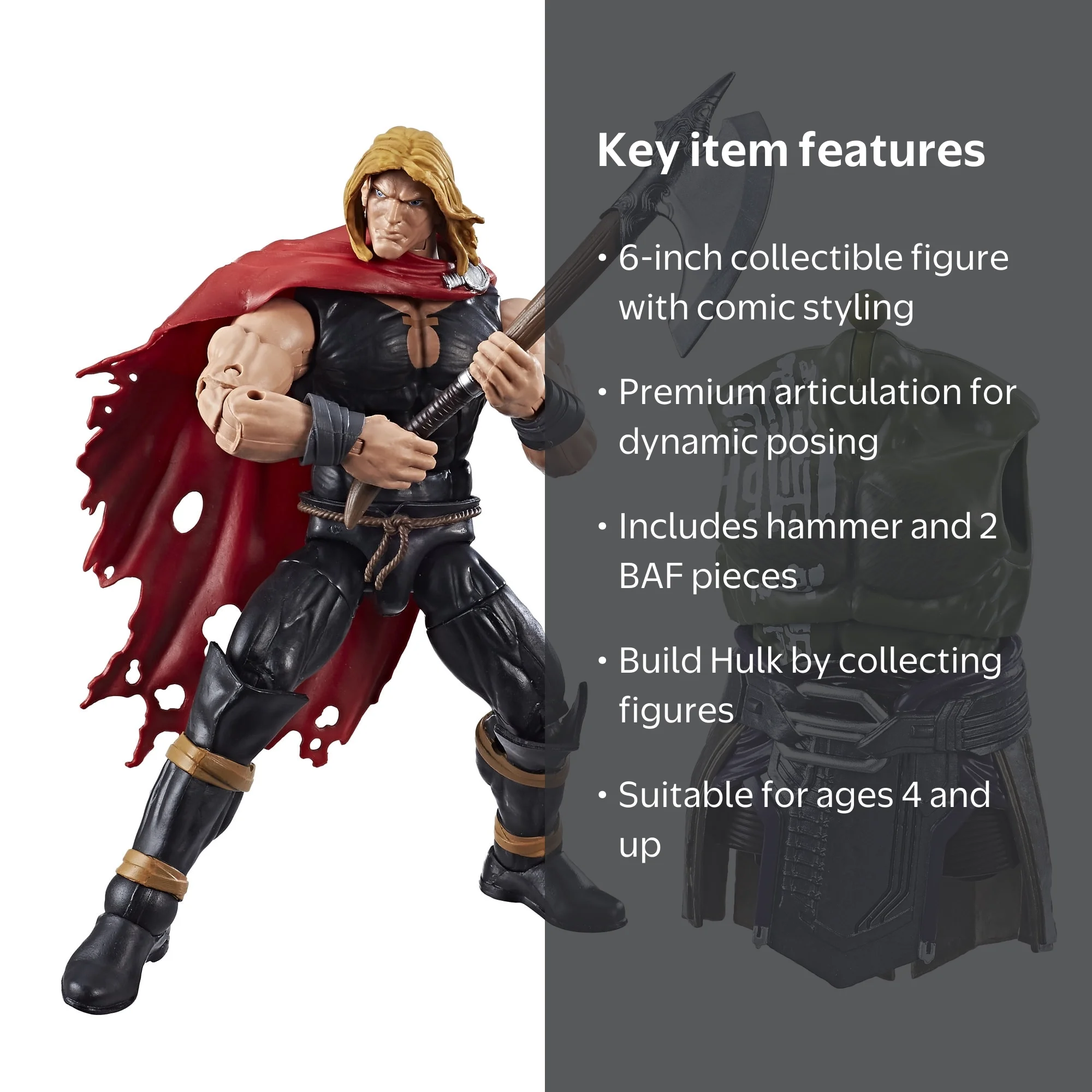 Marvel Thor Legends Series 6-inch Nine Realms Warriors (Odinson