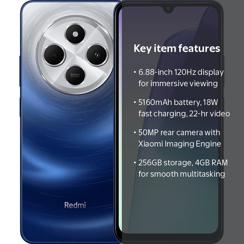 Xiaomi Redmi 14C 4G GSM Unlocked Smartphone 6.88