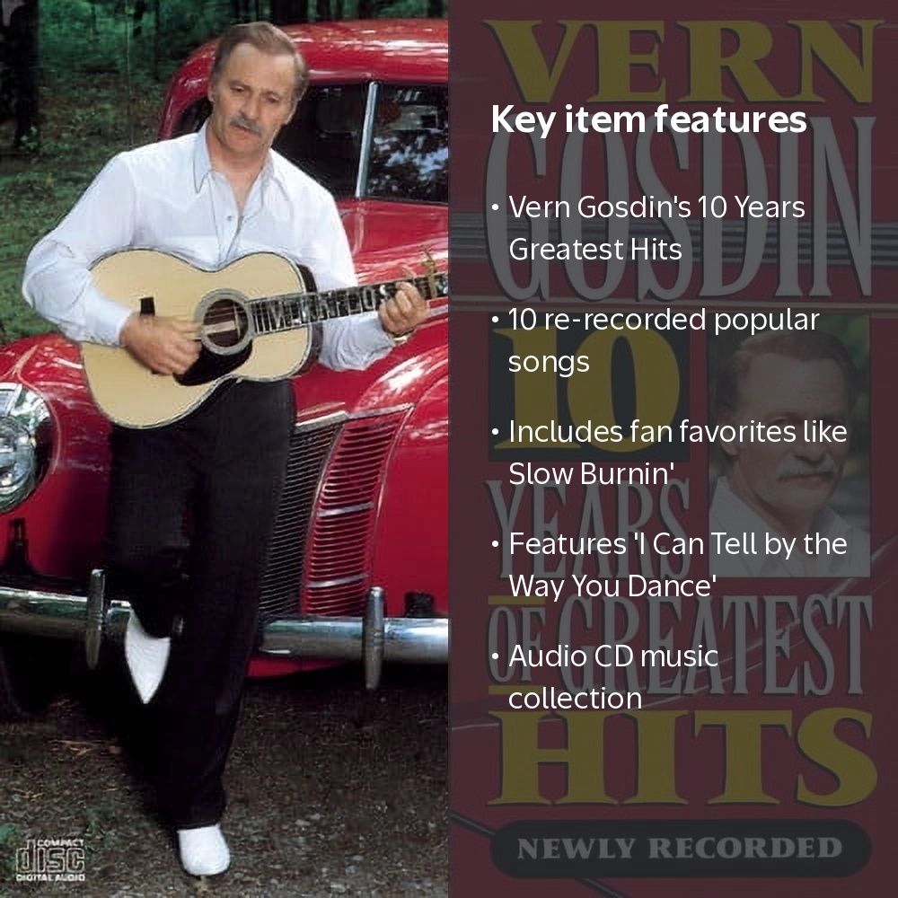 Vern Gosdin - 10 Years of Greatest Hits - Music & Performance - CD