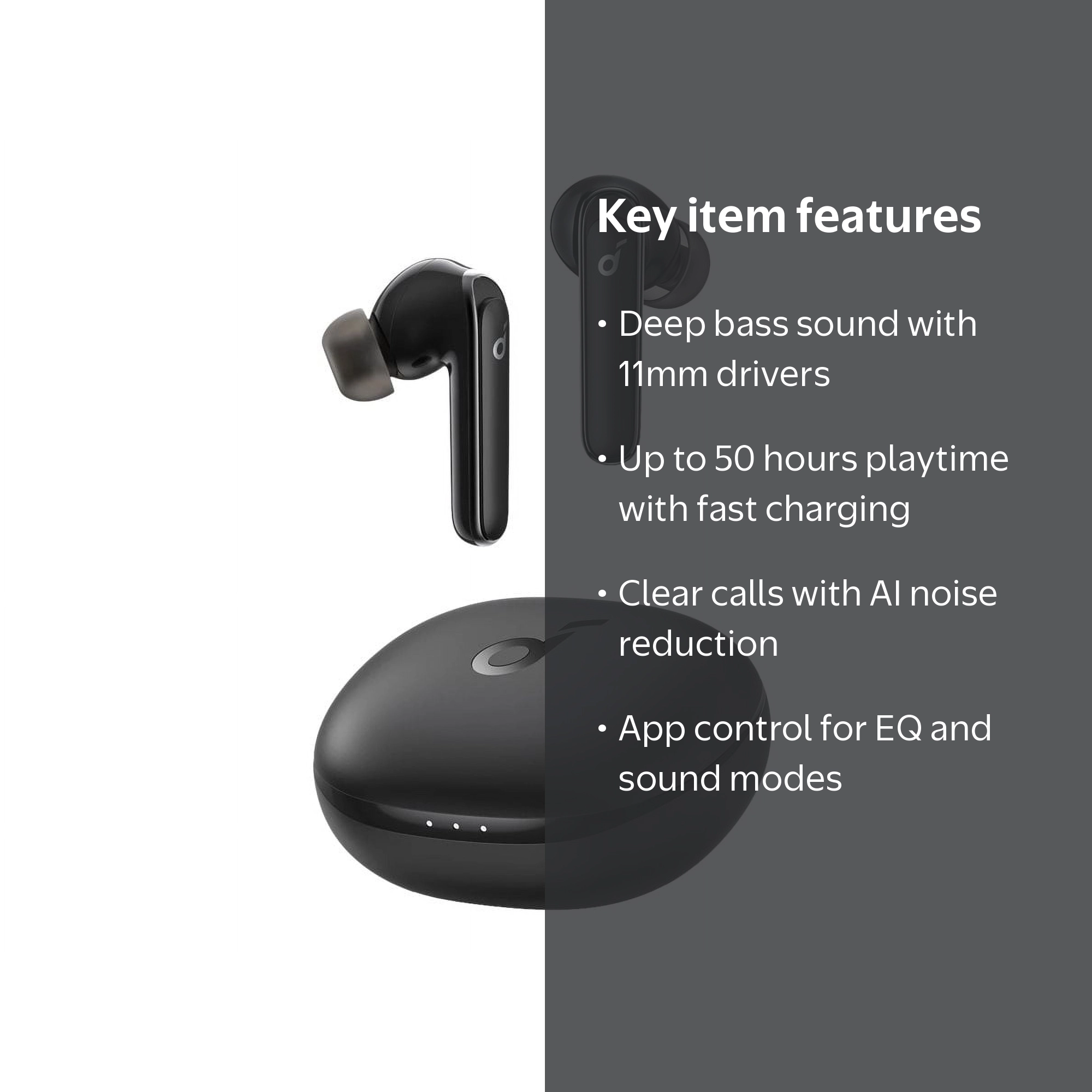 Soundcore by Anker Life P3 Noise Cancelling Earbuds, Ultra Long