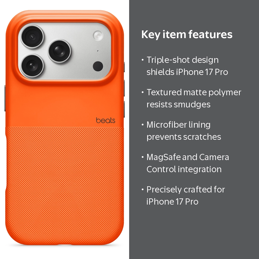 Beats iPhone 17 Pro Rugged Case with MagSafe and Camera Control