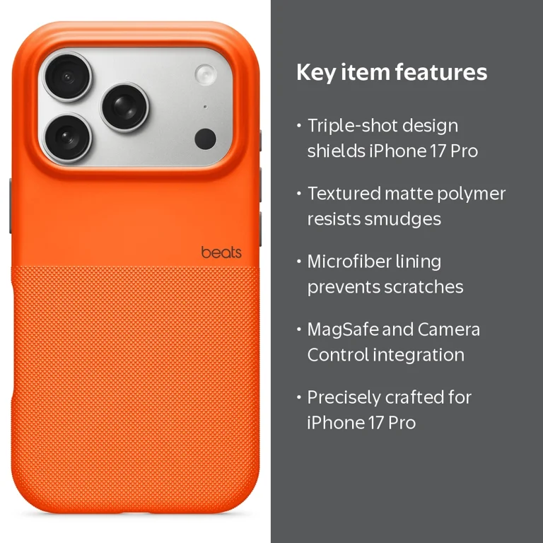 Beats iPhone 17 Pro Rugged Case with MagSafe and Camera Control