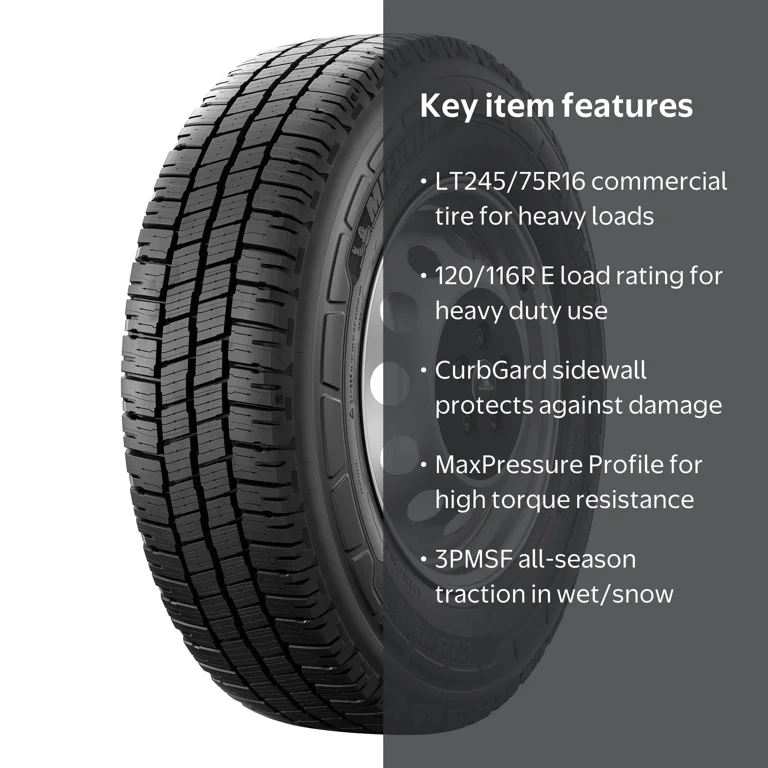 Michelin Agilis CrossClimate 2 LT245/75R16 120/116R E - Walmart.com