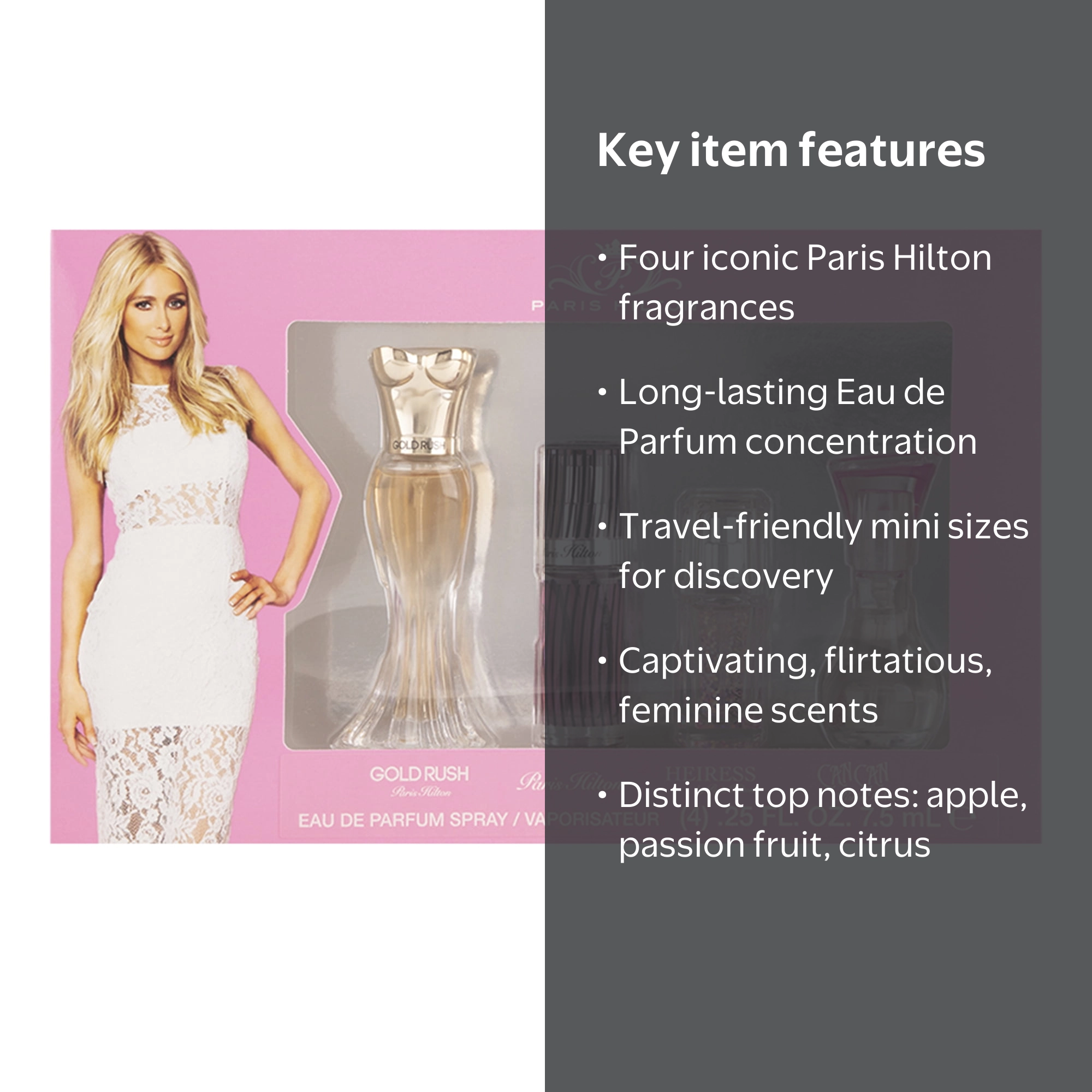 Paris Hilton Perfume Mini Gift Set for Women, 4 Piece - Walmart.com