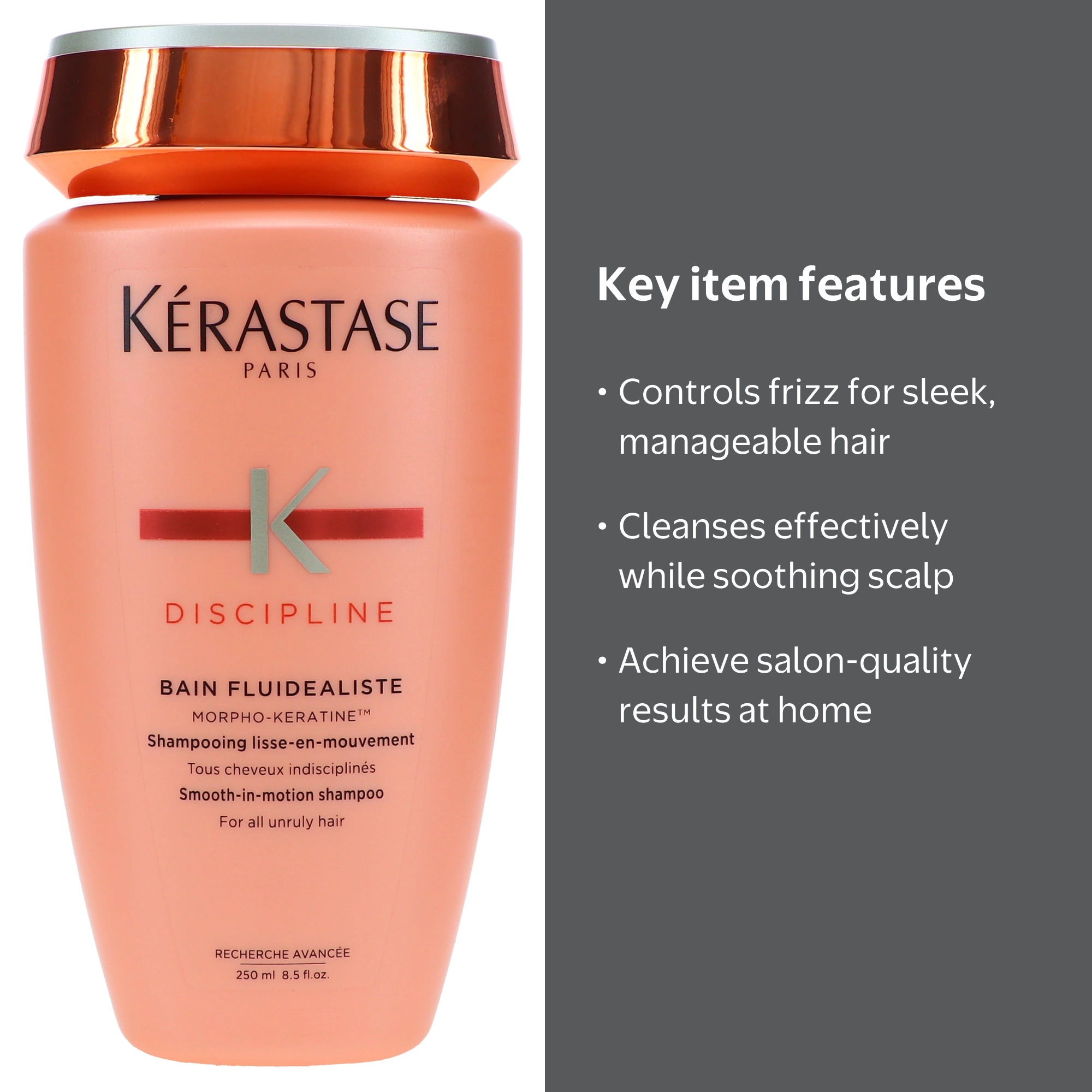 Kérastase, Bain Fluidealiste Shampoo, 8.5 oz, Anti-Frizz, Dry Hair