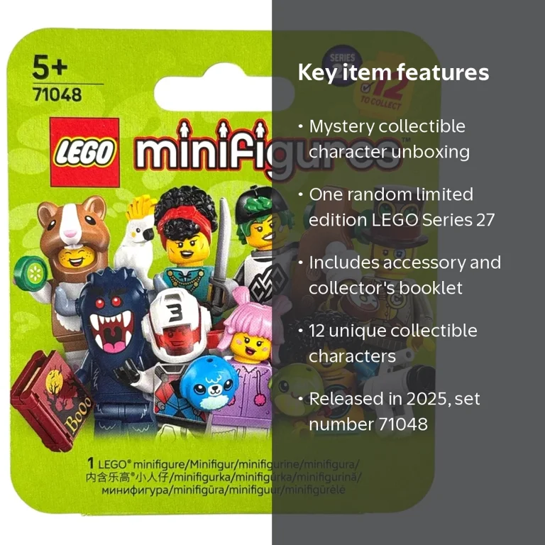 LEGO, Series 27 Random Minifigure Pack, 71048, Multicolor