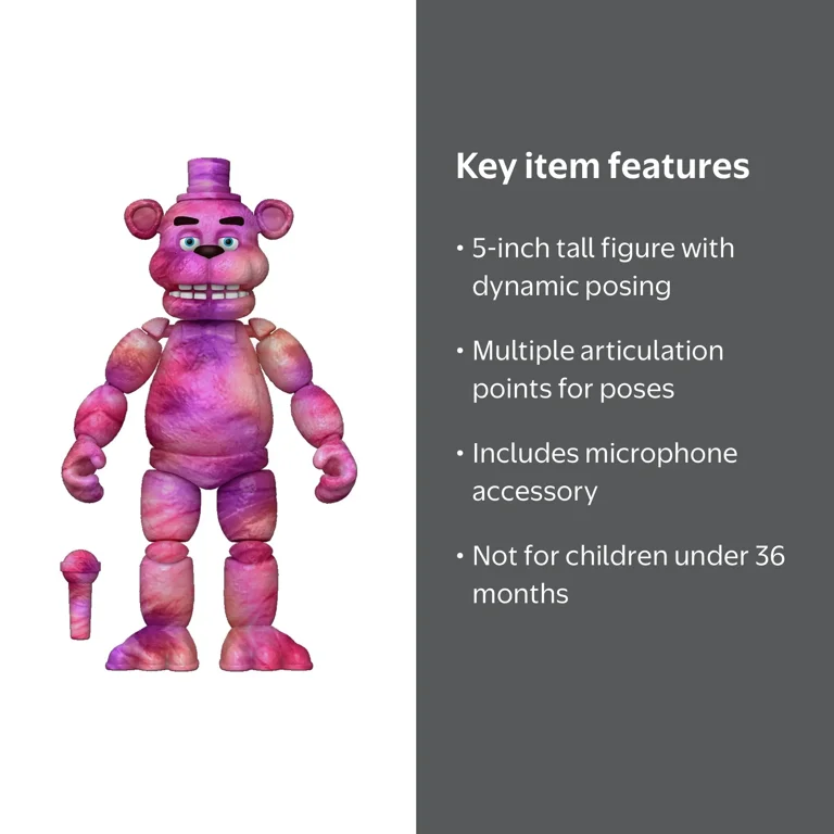 Funko Action Figure: Five Nights at Freddy's Tie-dye Freddy