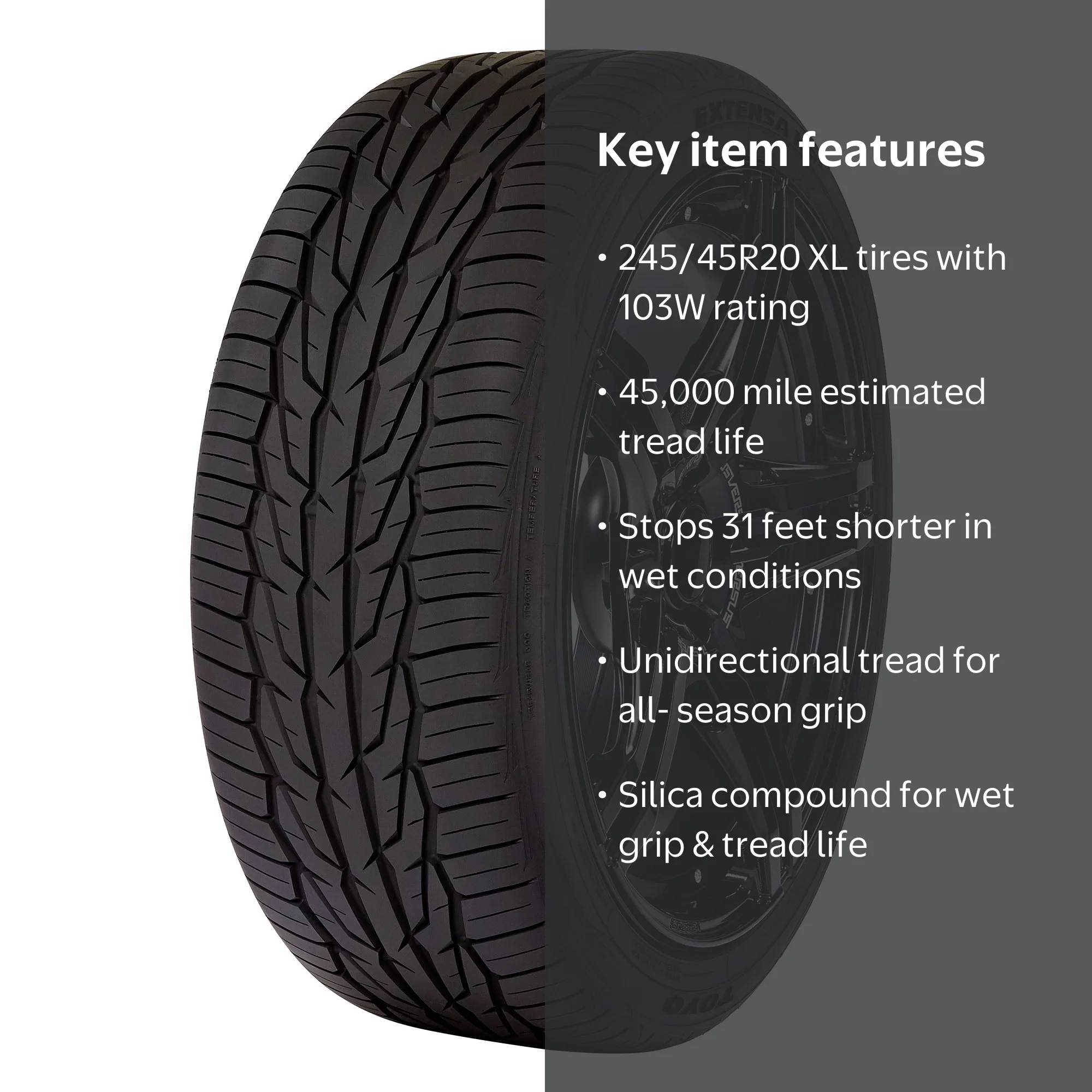 Toyo Extensa HP II All Season 245/45R20 103W XL Passenger Tire