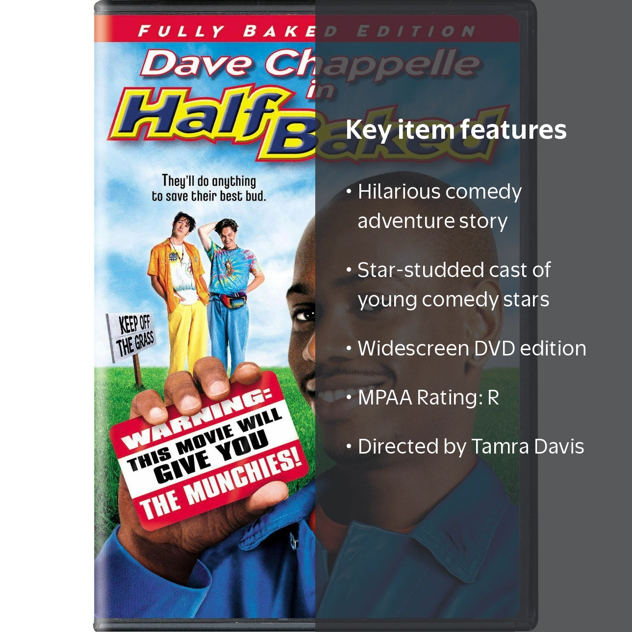 Half Baked (DVD) Fully Baked Edition, 1998, Comedy, Universal