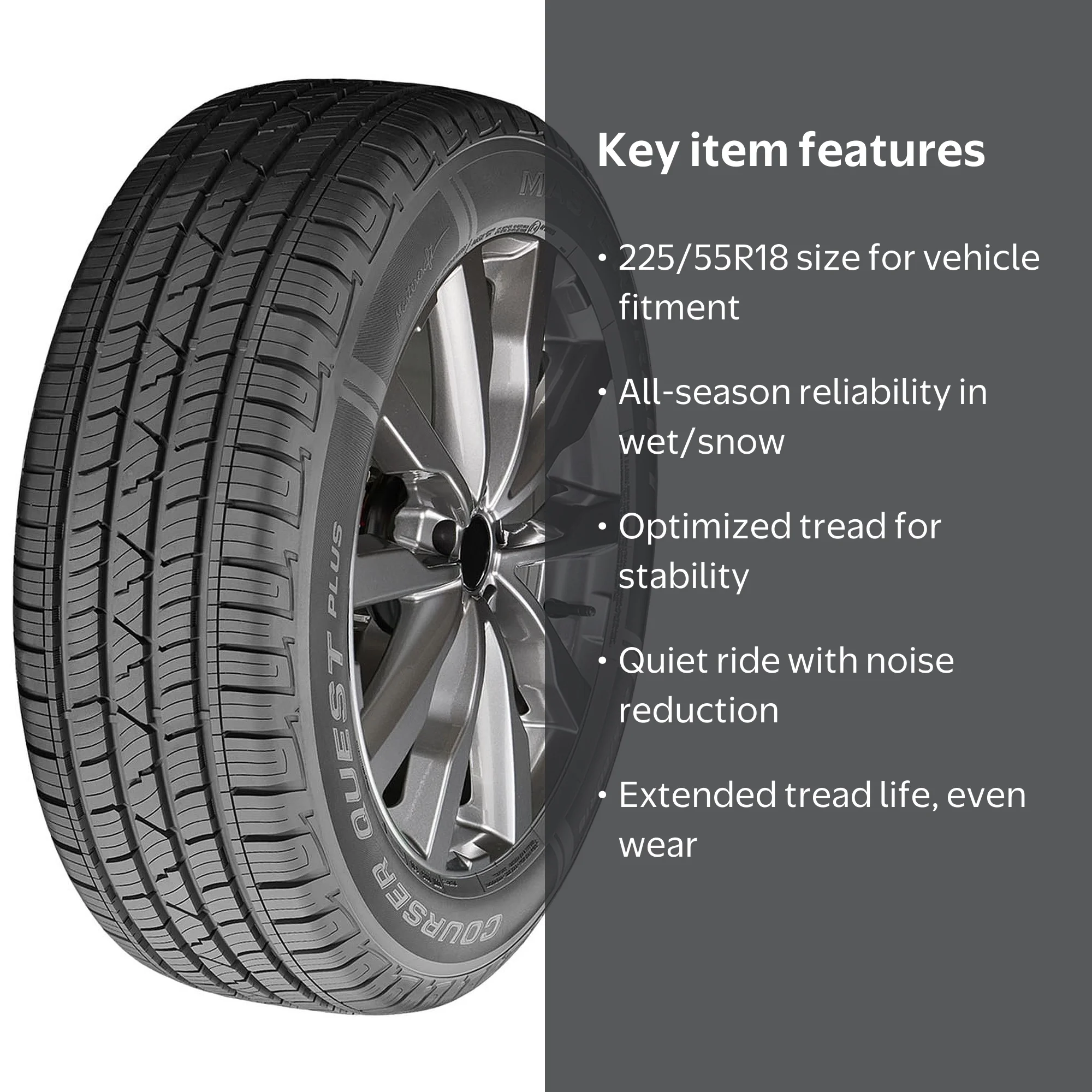 Mastercraft Courser Quest Plus All Season 225/55R18 98H Passenger