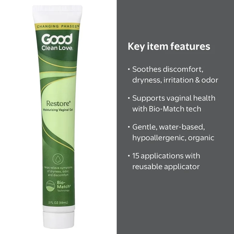 Good Clean Love: Restore Moisturizing Vaginal Gel for Feminine