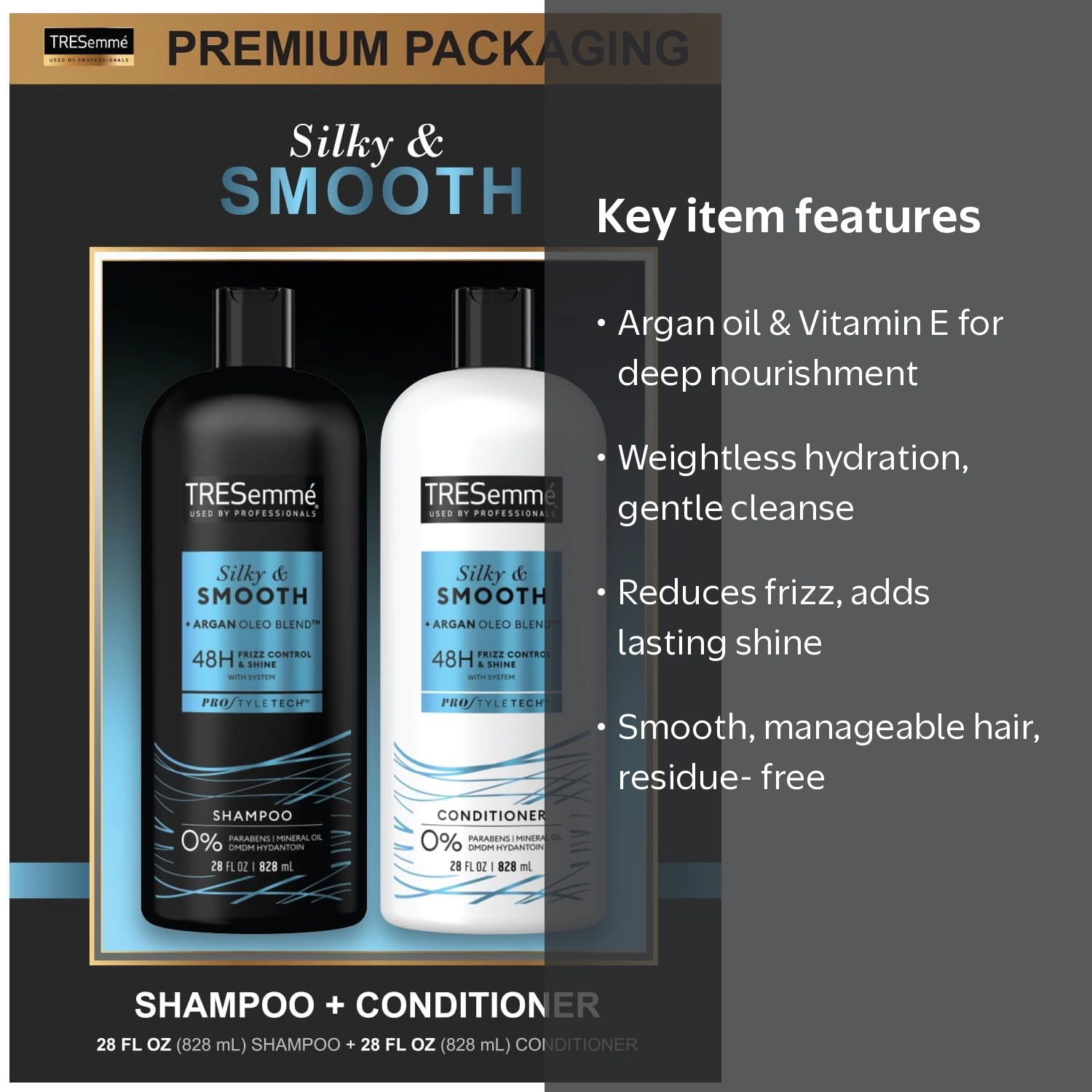 Tresemme Healthy Set Shampoo and Conditioner, Rich Nourishing
