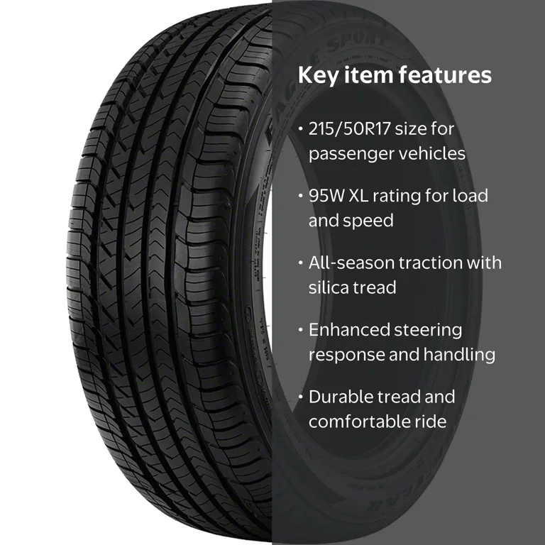 Goodyear Eagle Sport All-Season All Season 215/50R17 95W XL Goodyear Eagle Sport All-Season All Season 215/50R17 95W XL