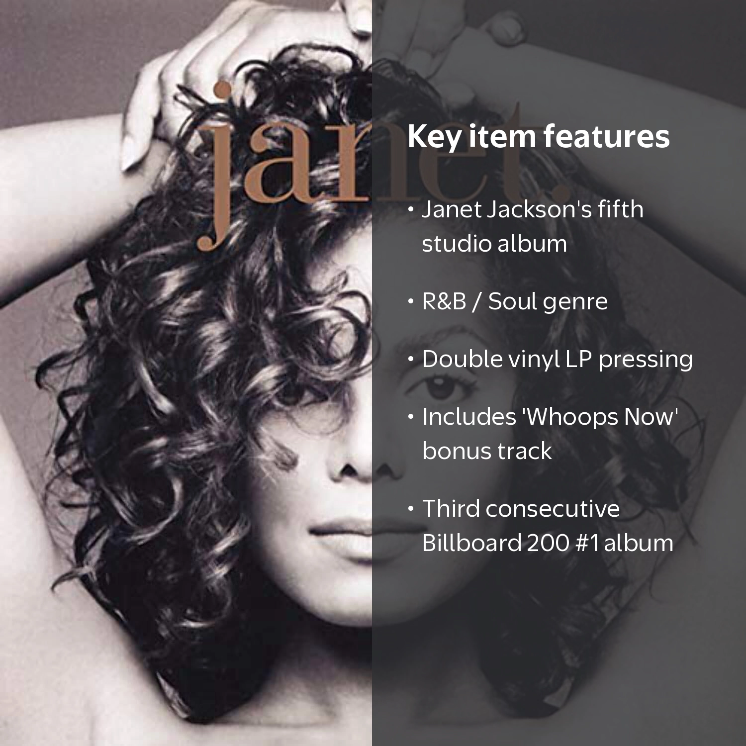 Virgin Records Us, Music & Performance, Janet, 2 LP Vinyl Reissue