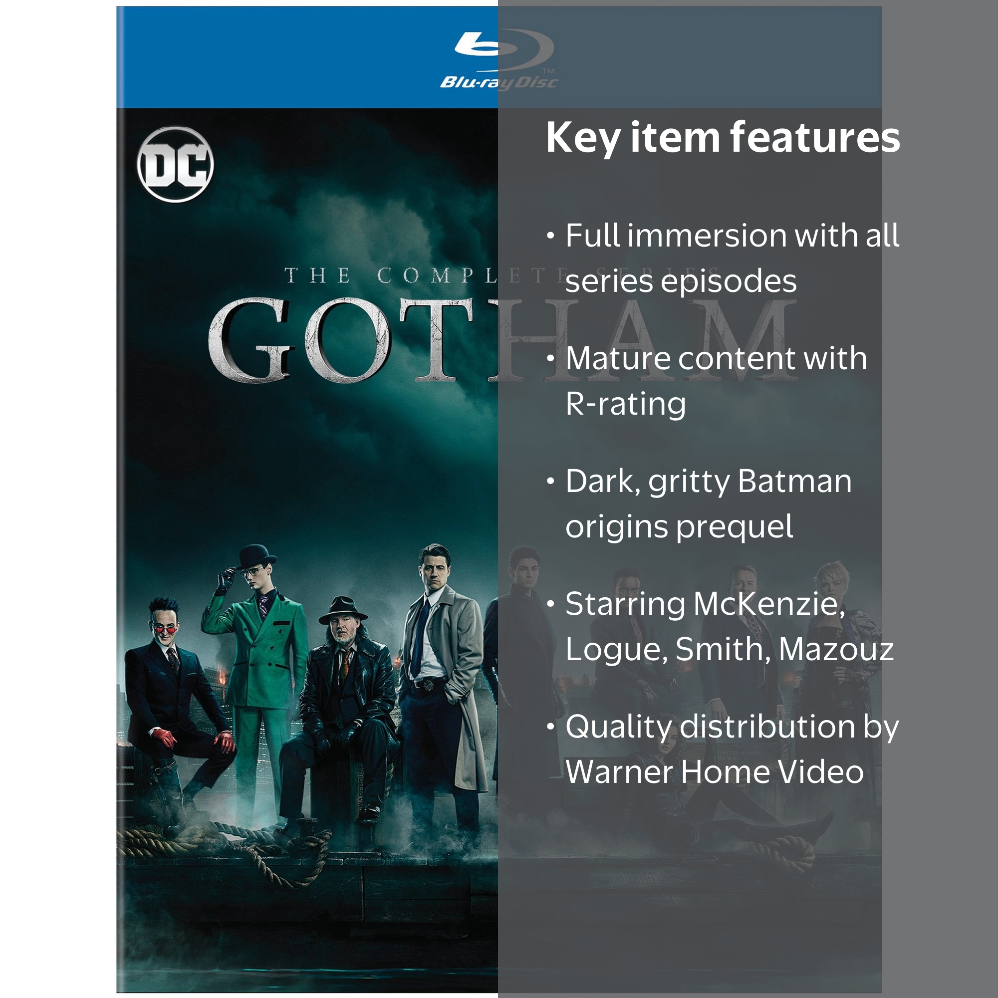Warner Home Video: Gotham Complete Series - Action & Adventure Blu