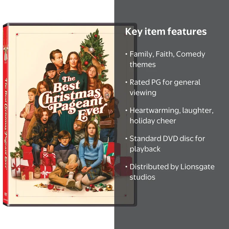 The Best Christmas Pageant Ever (DVD) Lionsgate, Family, Faith