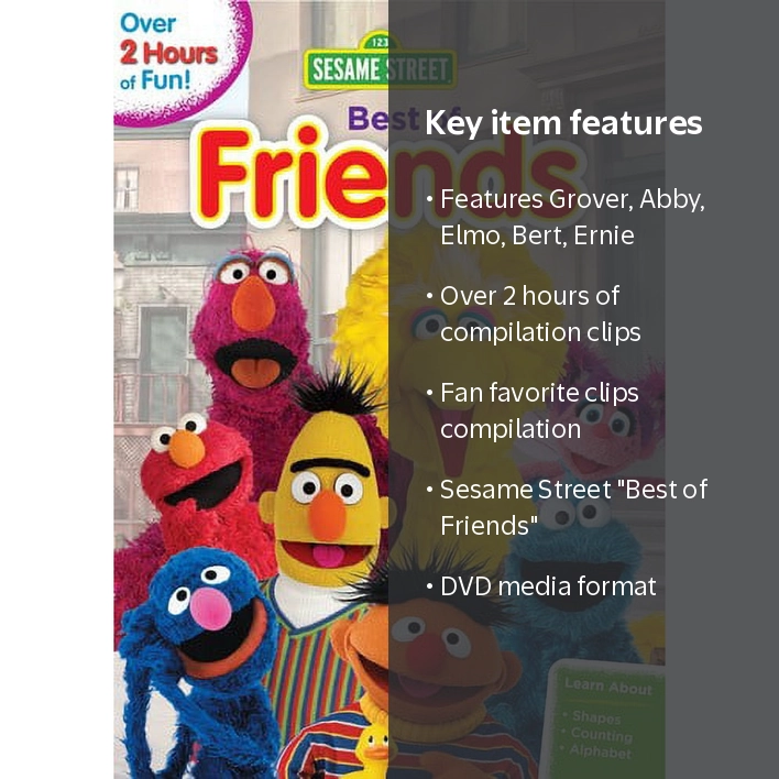 Warner Bros, DVD, Sesame Street Best of Friends, Kids & Family