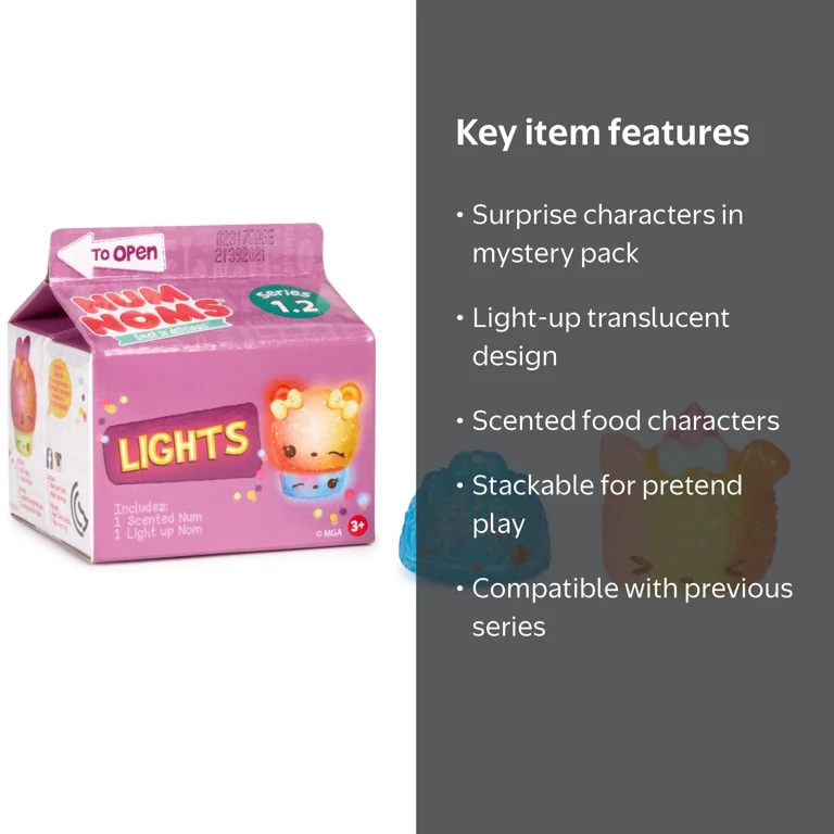 Num Noms Lights Mystery Pack Series 1-2l - Walmart.com