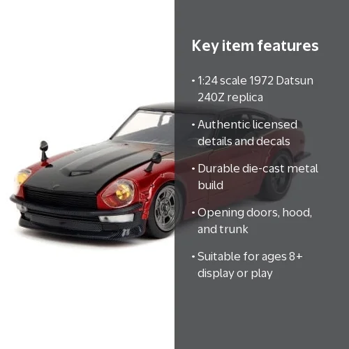 Fast & Furious X - 1:24 '72 Datsun 240Z Die-Cast Car - Walmart.com