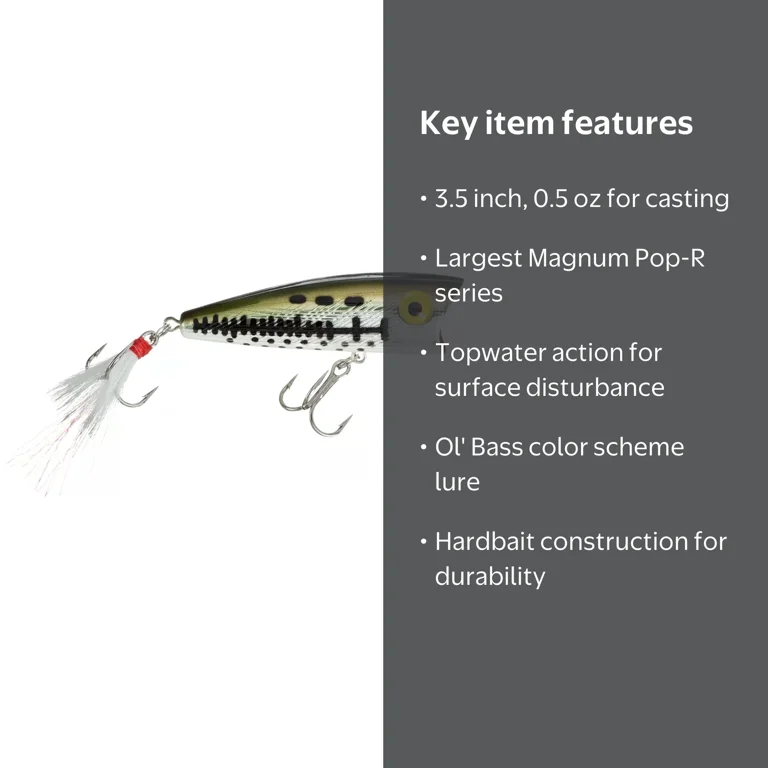 does walmart sell rebel fishing lures Classic Critters Crankbait Lures 4-Pack, Includes 1 Teeny Pop-R, 1 Crickhopper, 1 Teeny Wee Crawfish, and 1 Teen Wee-R The rebel classic critters lure kit features four of rebels most popular lures that landed results time and time again Rebel Topwater2- 3 Pack Topwater