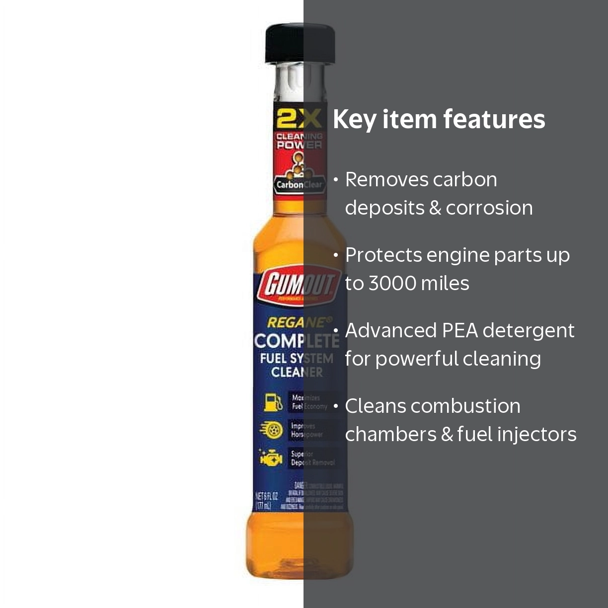 Gumout 2X Complete Fuel System Cleaner Automotive Additive Bottle