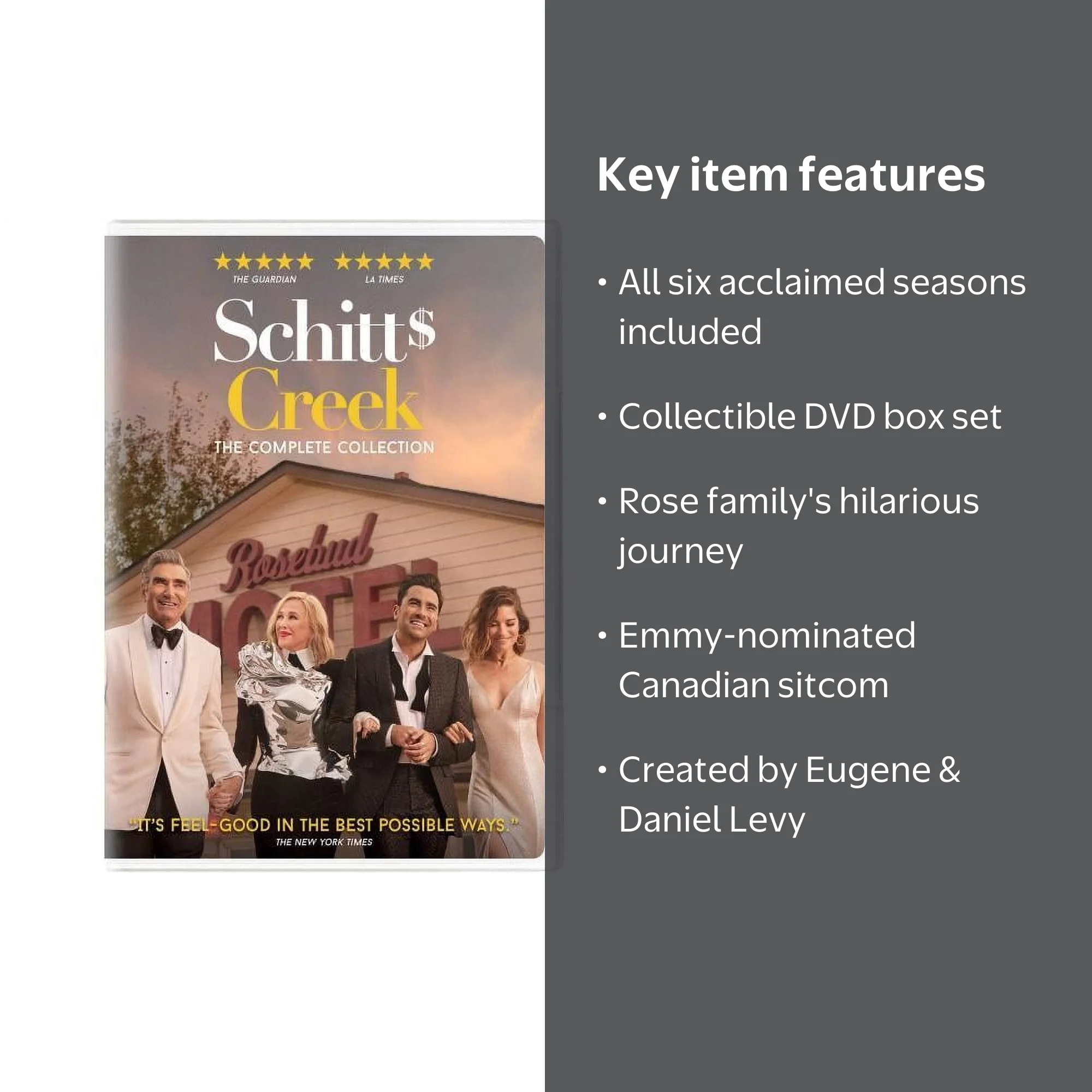 Schitt's Creek Complete Collection: Emmy-Nominated Season 1-6 DVD