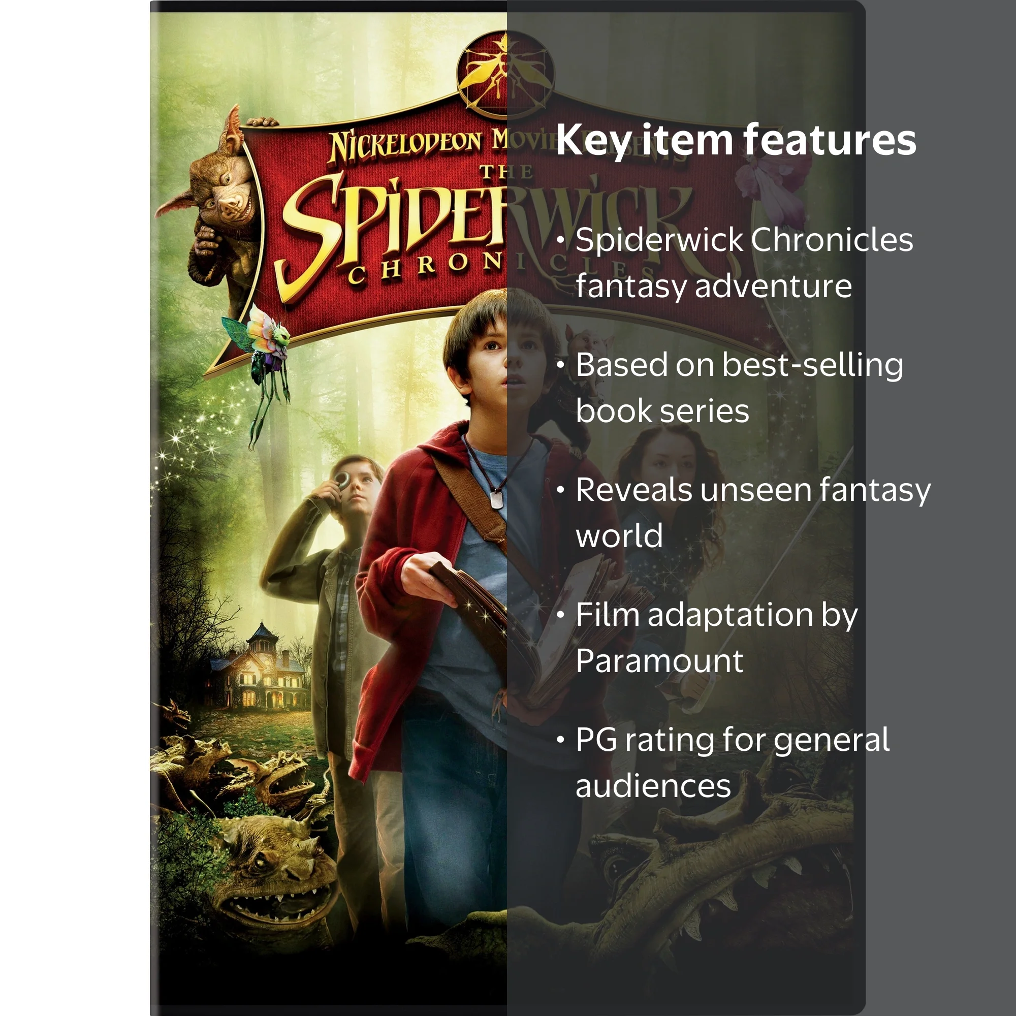 Paramount, The Spiderwick Chronicles, Fantasy Adventure Movie, PG