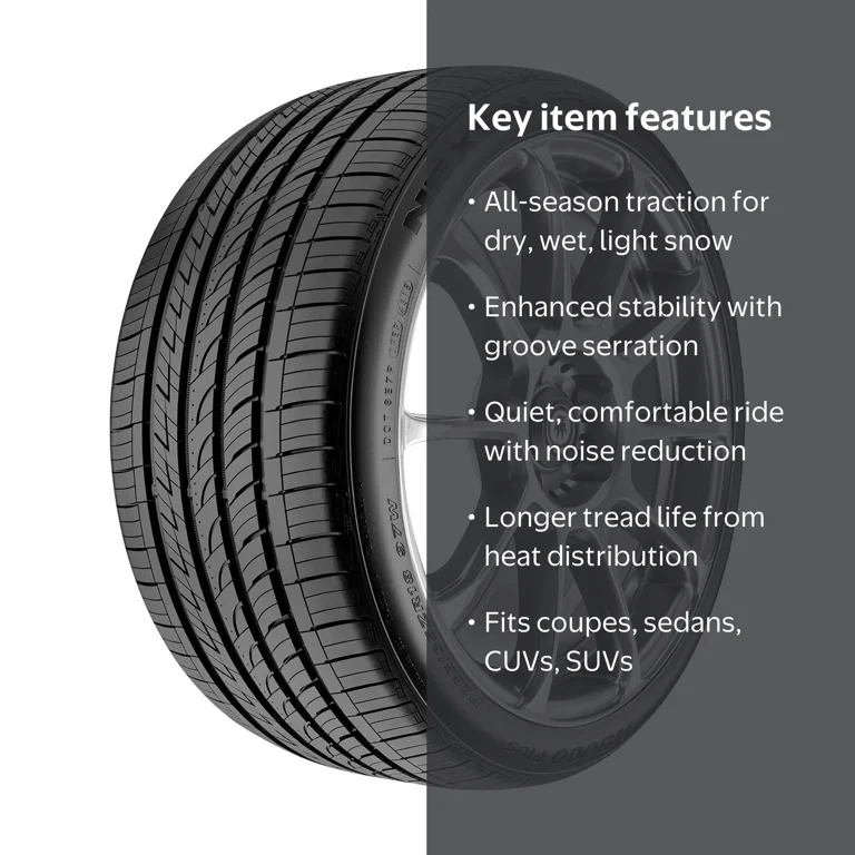 Free Shipping! Nexen N5000 Plus All-Season Tire 225/60R17 99H for