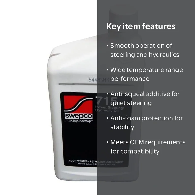 PSC Motorsports Performance Swepco 715 Power Steering Fluid
