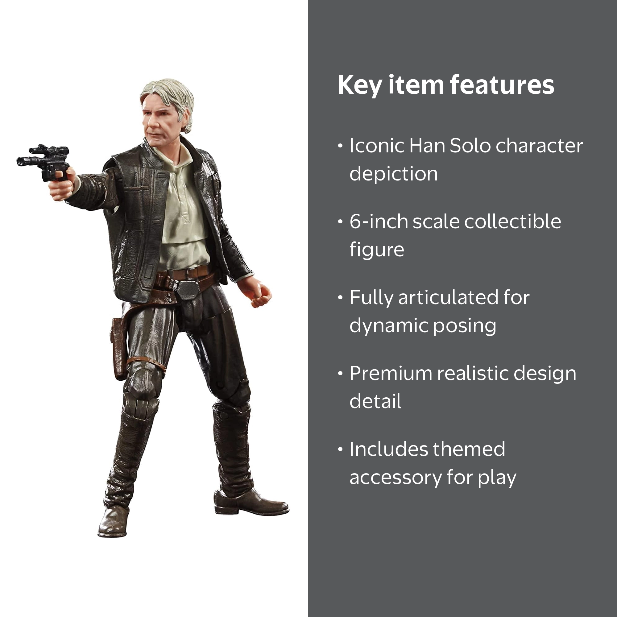 Star Wars Black Series Archive Han Solo 6-inch Action Figure