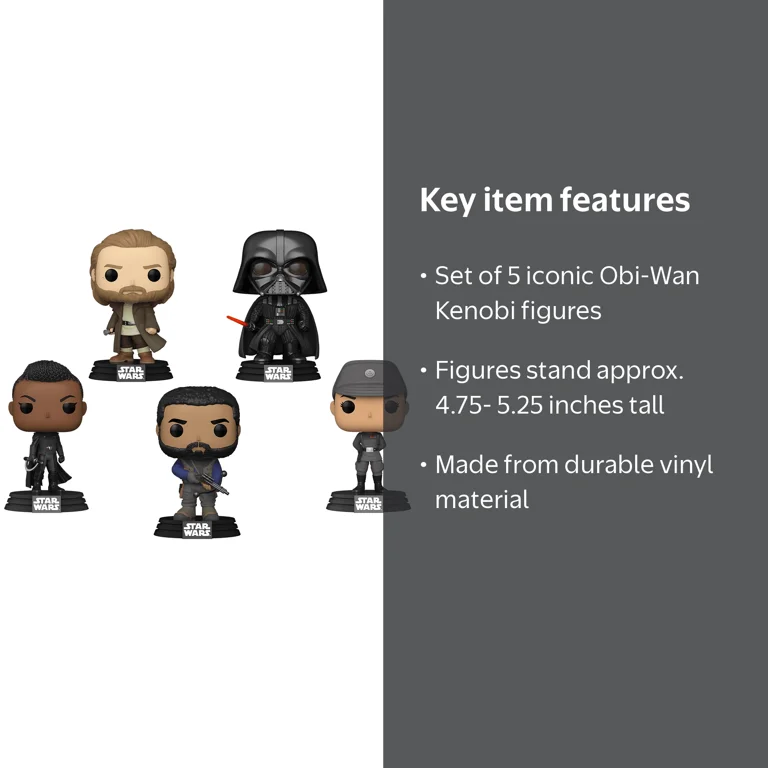 バ*ン様 Star Wars Bobble-Head フィギュア 5体セット Funko Pop! STAR WARS™ Obi-Wan Kenobi - 5-Pack Bobblehead Figure