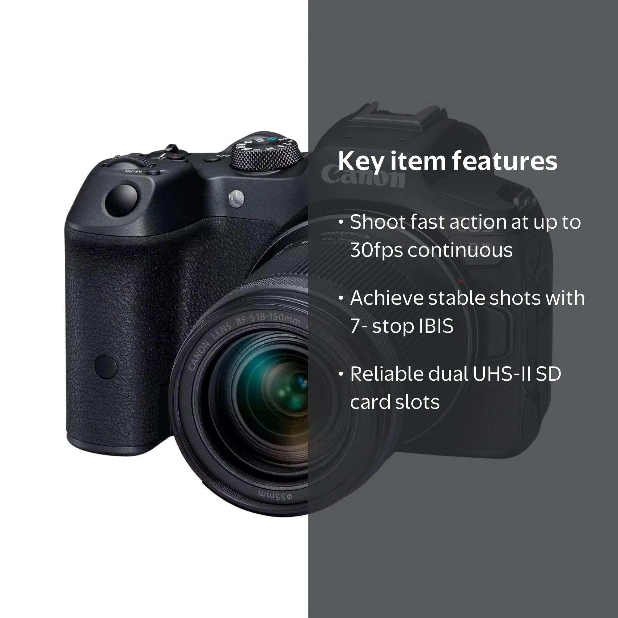 Canon EOS R7 Full Frame Mirrorless Camera with DIGIC X Processor
