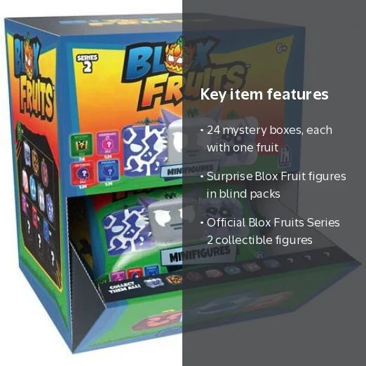 Blox Fruits Series 2 Mini Figures Mystery Box (24 Packs) - Walmart.com