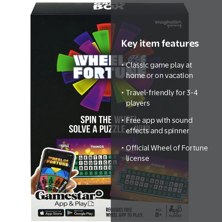 Wheel of Fortune Family Game Box - Walmart.com
