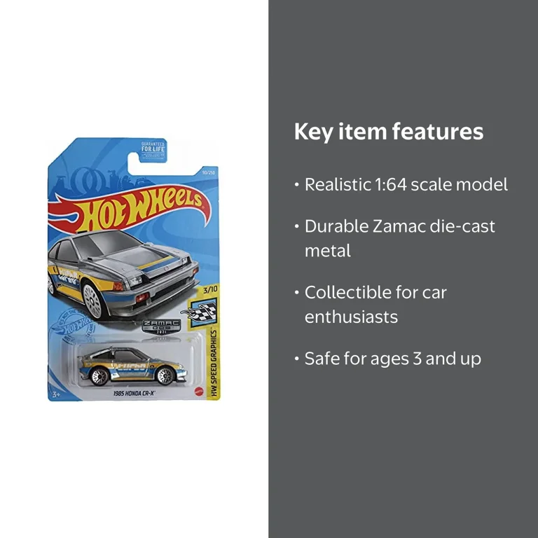 REMO クイーカ Chalo Eduardo シグネチャー・モデル Hot Wheels 1985 Honda CR-X (Zamac) 2021 HW Speed Graphics